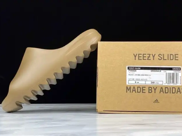 Slide Earth FV8425 Brown Yeezy Adidas 0531